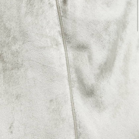 Vince Silver Purl Edge Paneled Midi Slip A-line Skirt - Picture 7 of 9